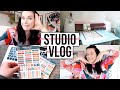 Making Planner Stickers With Cricut | Studio Vlog