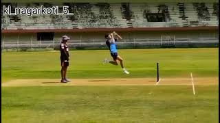 kamlesh Singh nagarkoti 🔥 bowling action analysis in slow motion