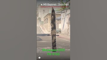 M9 Bayonet | Scorched in Counter Strike 2 🔫🔥#cs2 #counterstrike #counterstrike2 #csgo #skin