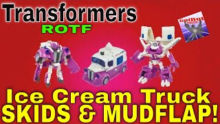 Transformers ROTF Ice Cream Truck Skids and Mudflap - GotBot true Review NUMBER 1091