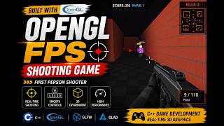 OpenGL FPS Shooting Game | First Person Shooter Built with C++ | OpenGL project