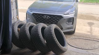 Сезонная замена шин Hyundai Santa Fe