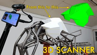 Making An Electric Motorcycle Fairing W/ The CRScan Ferret  Creality 3D Scanner Review, Pt 1
