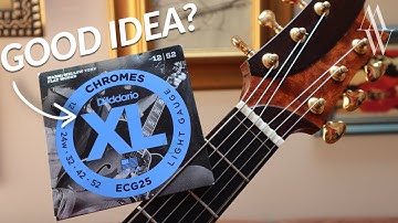 Flat Top Strings on a Flat Wound Guitar (And Vice Versa)