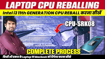 Laptop CPU Reballing Complete Guide Step by Step | Laptop chip level Repairing Course
