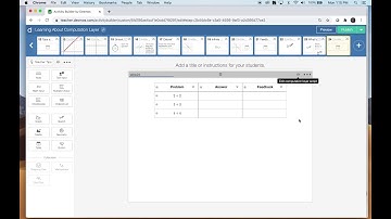 Desmos CL Lesson 11   Feedback Right in the Table