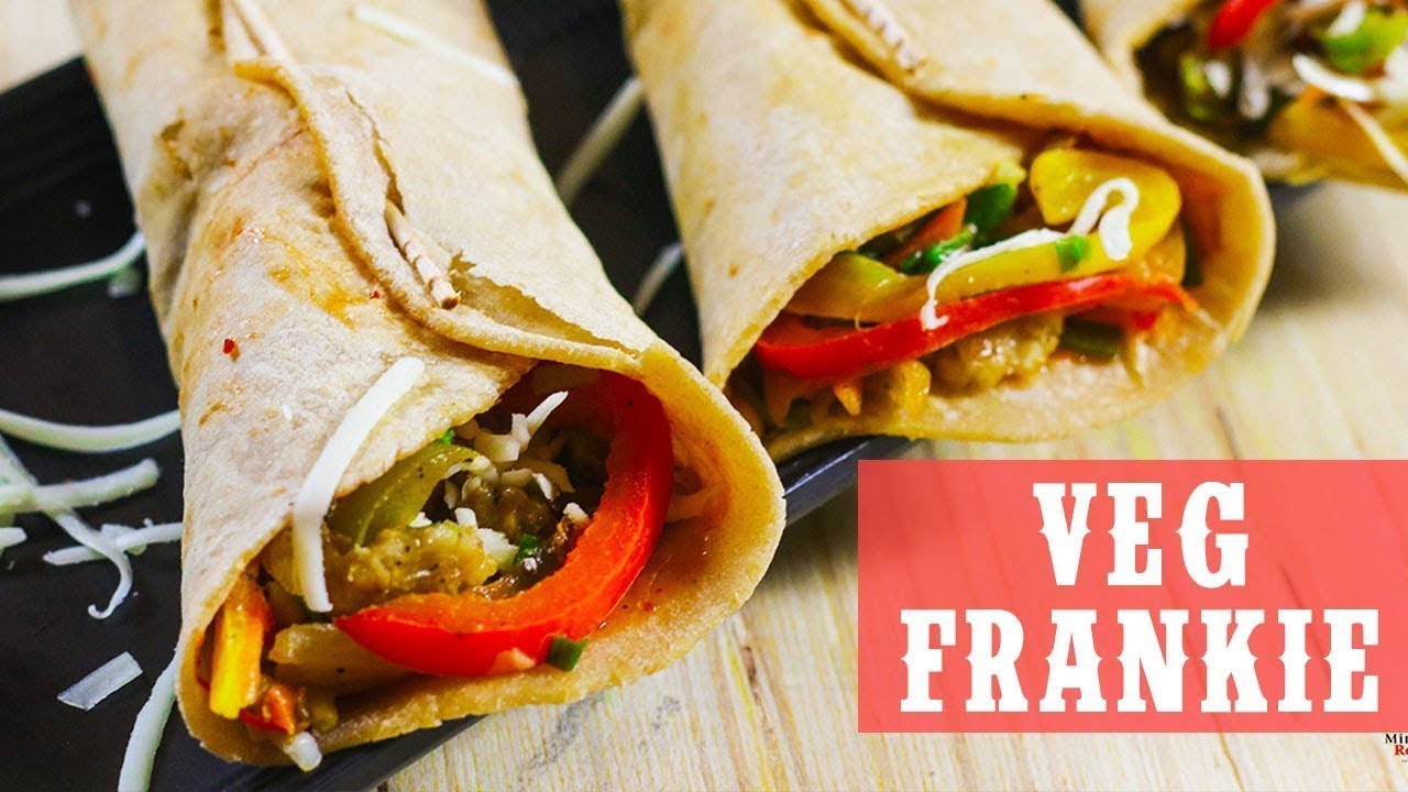 How To Make Veg Frankie For Kids Lunch Box And Snacks