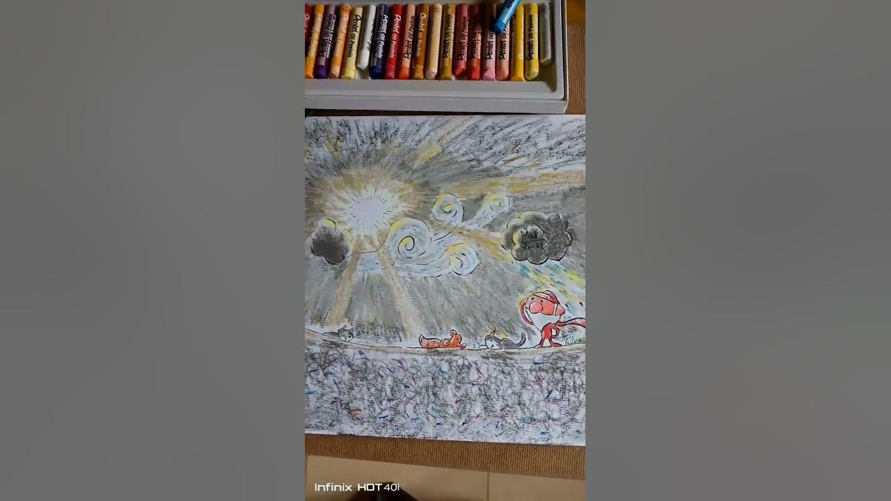 แปรปรวน #tutorial #kpop #jump #ไทยนี้รักสงบแต่ถึงรบไม่ขลาด #ไทย #ศิลปิน #ศิลปะ #diy #oilpastel #art