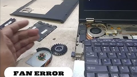 Lenovo Thinkpad T420 Fan Error Before Laptop Off Solution - lenovo laptop fan error fix- fan replace