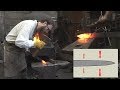 Forging a sword - part one: the basic shape