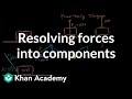 Forces and Free Body Diagrams on a Frictionless Surface