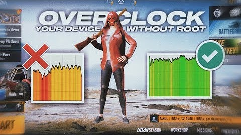 BGMI LAG FIX WITH OVERCLOCK YOUR CPU AND GPU