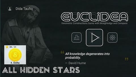 Euclidea - Delta - All 34 Stars
