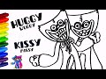como dibujar a huggy wuggy y kissy missy