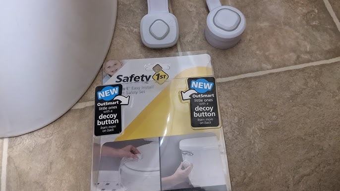 Safety 1st Easy Grip Toilet Lock, White