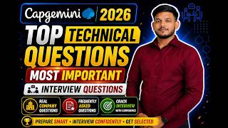 Capgemini Top Technical Questions  2026 | #capgemini #technical #job