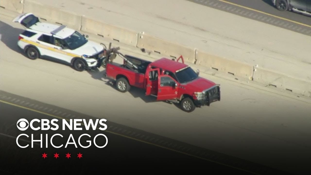 2 arrested after police chase involving tow truck tied to Chicago ...