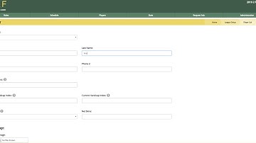 League Setup - Step 2 - Adding/Editing Players