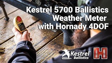 Kestrel 5700 Ballistics Weather Meter with Hornady 4DOF
