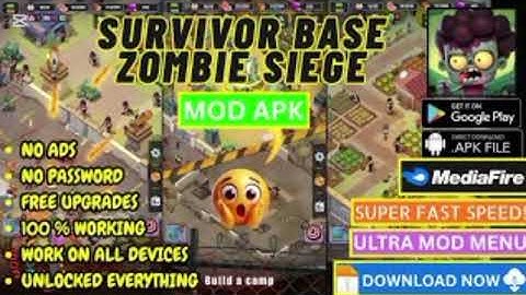 🧟‍♂️ Survivor Base Zombie Siege Mod APK | Unlimited Money & Free Shopping