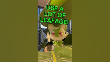 How often does #Sprigatito use Leafage in #PokemonHorizons? 🍃🤔