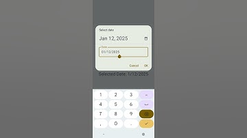 Date picker example app. #androidappdevelopment #coding #jetpackcompose #datepicker #code #android