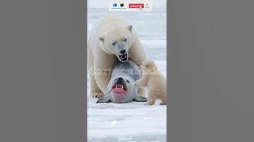 Heartwarming Polar Bear Rescue |The Barnacle-Covered Survivor’s Inspiring Journey #polar bear #short