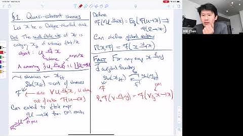 Introduction to stacks and moduli (Jarod Alper) - Lecture 10