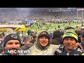Son surprises father with tickets to NFC championship game