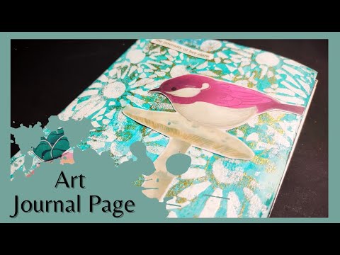 Art Journal Page | Shop Your Stash | Mixed Media Art Journal | Use Up Your Paper Pads