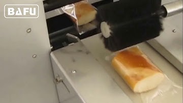Bread packaging machine, bread wrapping machine, bread packing machine