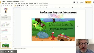Explicit vs Implicit Information in the Text