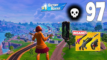 97 Elimination Solo Vs Squads "Zero Build" Gameplay Wins (NEW Fortnite Chapter 6 PC)