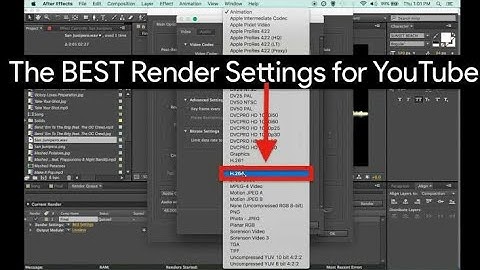 Adobe After Effects CS6- Best Render Settings - Fast Render_Good Quality! - -