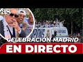 Celebracin del real madrid en vivo i cibeles y ayuntamiento