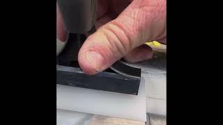 How to repair a damaged squeegee blade