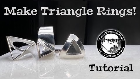 Making Triangle Rings: A Silversmithing Tip