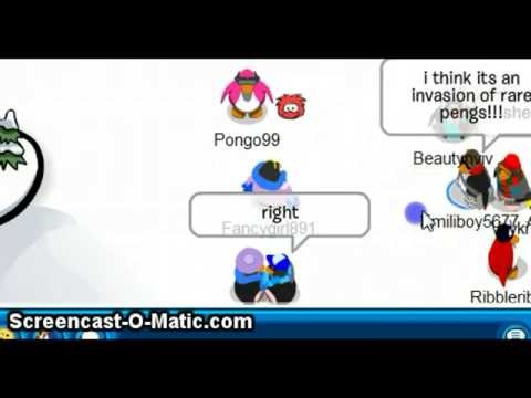 Club Penguin penguins doing it or rare pengs invasion?