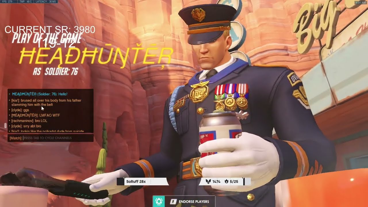 POTG! GALE SOLDIER 76 GAMEPLAY OVERWATCH SEASON 33 ROAD TO GM