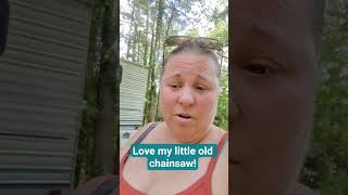 My old ms180c Stihl is getting sloppy! Help!  #arkansas #homesteading #chainsawwoman #diy #backwoods