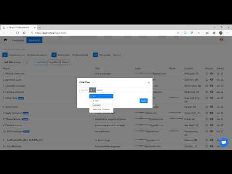 How to Filter Driver Applicants at Tarta.ai Pool