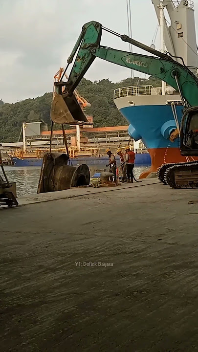 PEMASANGAN FANDER DERMAGA.. #fander #dermaga