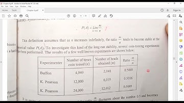Definition of Probability
