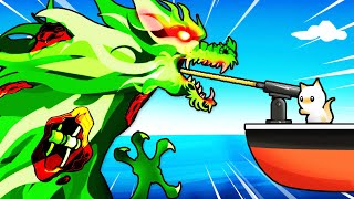 Catching NEW ZOMBIE DRAGON (Cat Goes Fishing)