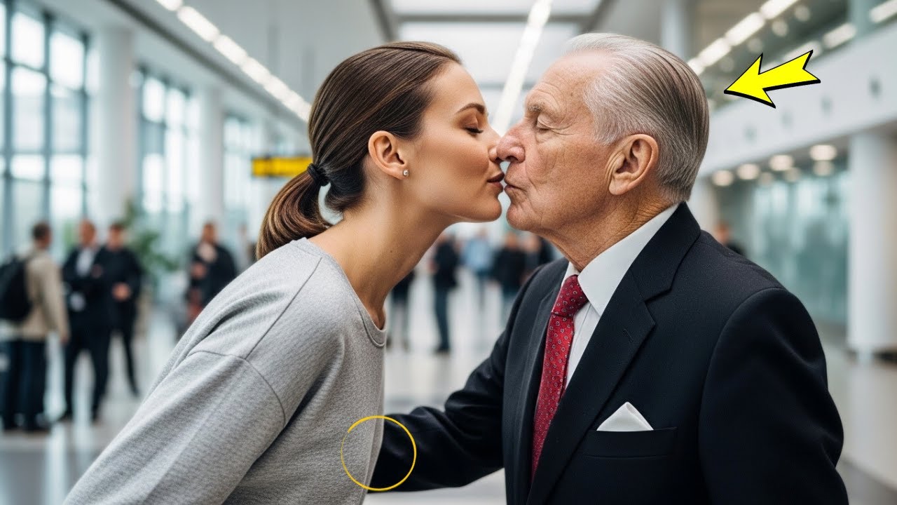 BİR KADIN HAVAALANINDA BİR MİLYONERİ ÖPER… VE BİR GERÇEK HER ŞEYİ DEĞİŞTİRİR