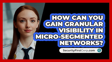 How Can You Gain Granular Visibility In Micro-segmented Networks? - SecurityFirstCorp.com