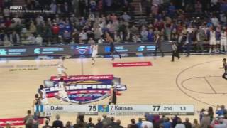Kansas Beats Duke On Frank Mason's Game-Winning Shot In Final Seconds
