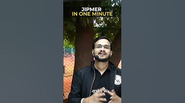 JIPMER ❤️ in 1 Min || Best College Series