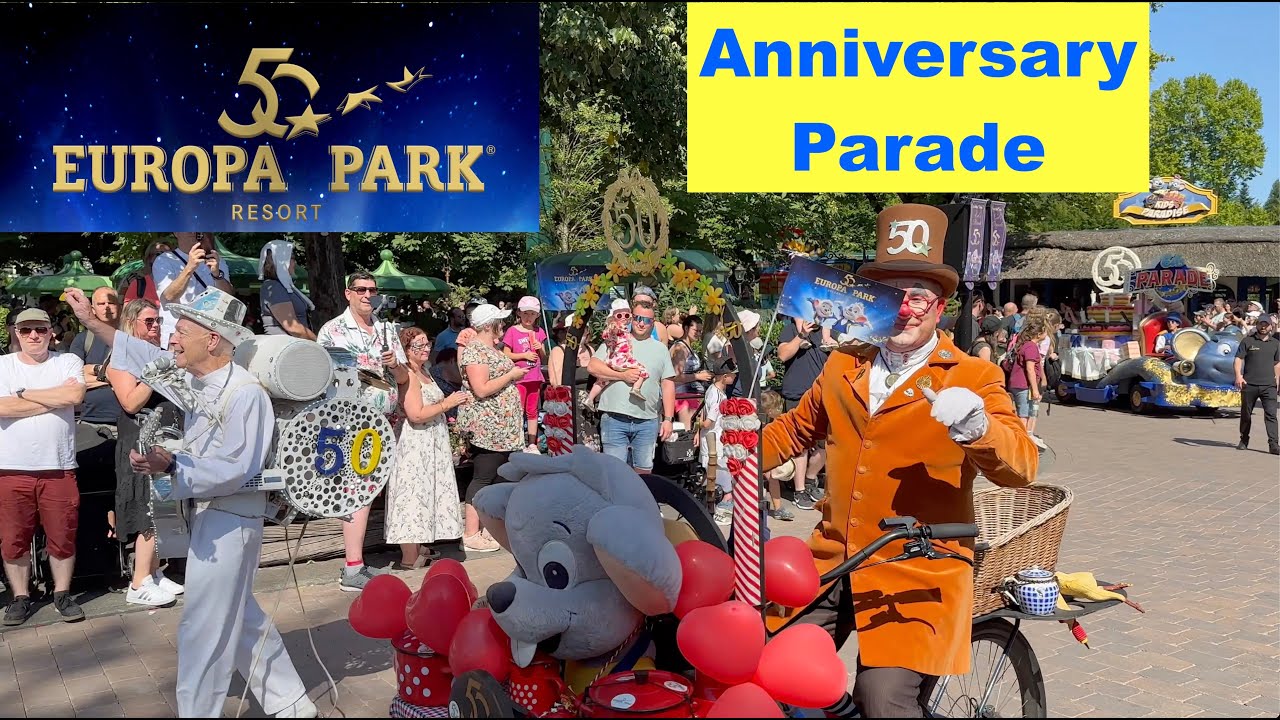 Europa Park 50th anniversary parade  - 12th July 2025