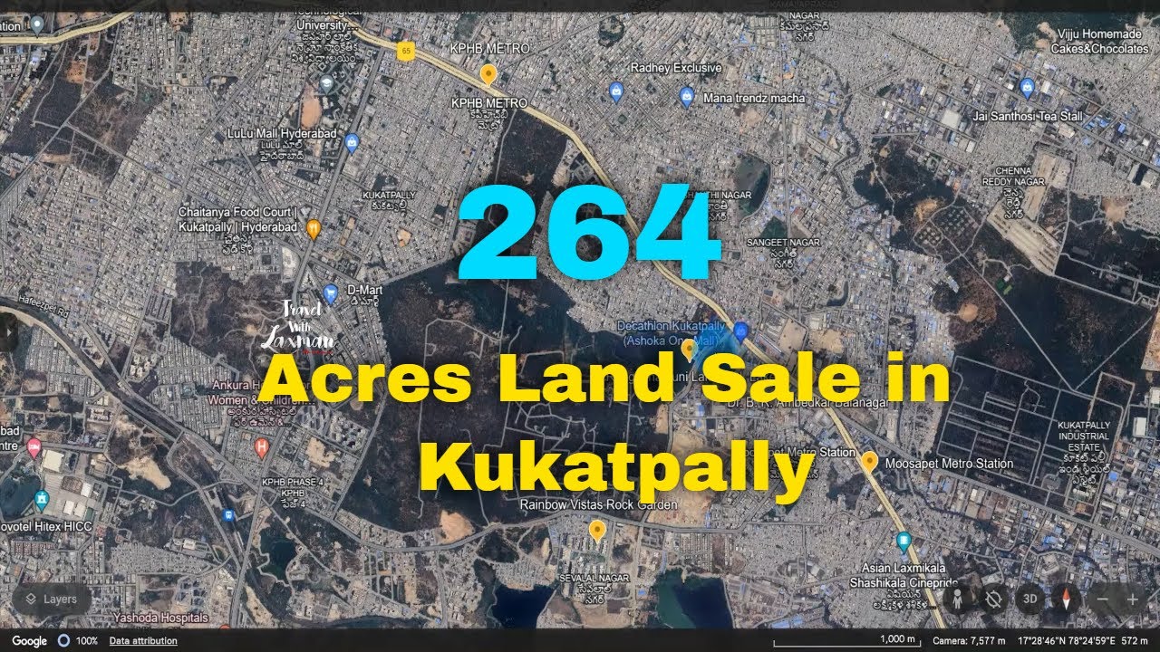3402 Crores Land MOU in Kukatpally | #hyderabad #kukatpally - YouTube